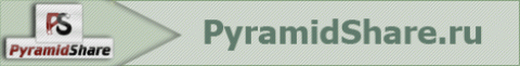 Баннер PyramidShare (468x60, PSD макет)
