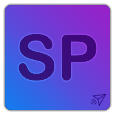 Обновленный логотип приложения Social Poster (PSD)